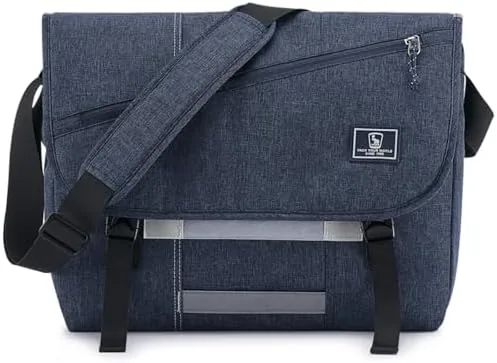 17 Inch Messenger Bag for Men, Laptop Crossbody Bags Women, Blue | Crossbody Bags Review: Tested and Rated
