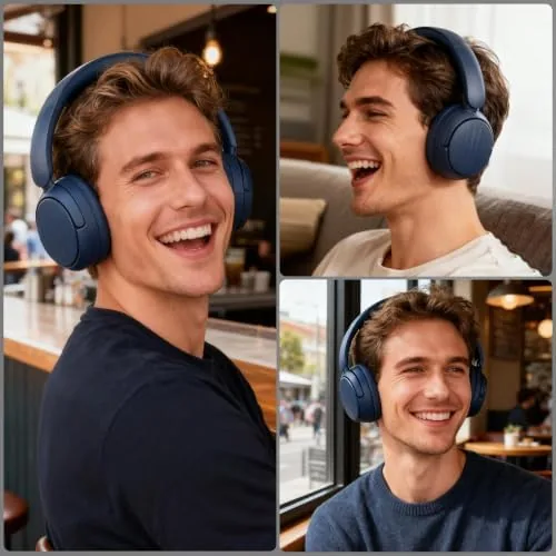 Testing the Bluetooth Headphones with Active Noise Cancelling (ANC), Wireless Over Ear over two weeks