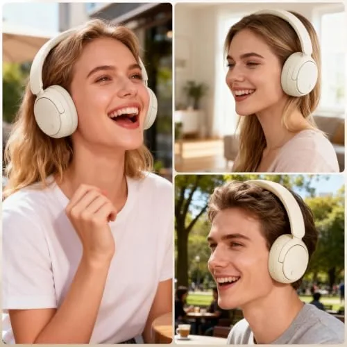 Testing the Bluetooth Headphones with Active Noise Cancelling (ANC), Wireless Over Ear over two weeks