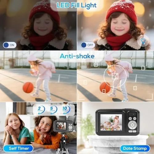 The Digital Camera for Kids, 48MP FHD 1080P Point and Shoot compared in context