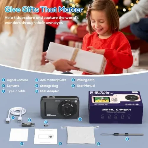 Testing the Digital Camera for Kids, 48MP FHD 1080P Point and Shoot over two weeks