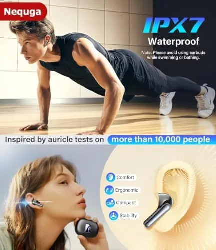 The Wireless Earbuds Bluetooth 5.4 Headphones with 48H Playtime Ear Buds compared in context