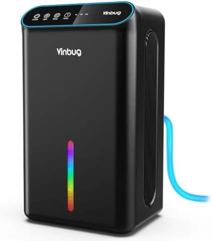 Dehumidifier for Home (98 OZ, 1000 sq ft), Small Quiet Dehumidifiers with Drain Hose Review: Tested and Rated