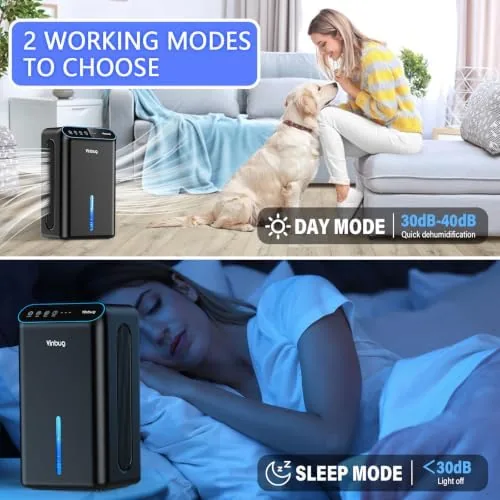The Dehumidifier for Home (98 OZ, 1000 sq ft), Small Quiet in real use