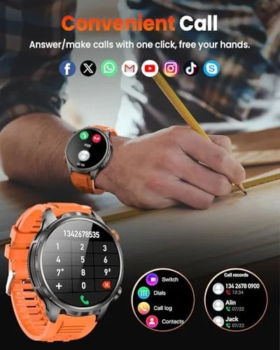 Testing the DEKELIFE Smart Watches for Men,1.91''Military Smart Watch with 100+ Sport over two weeks