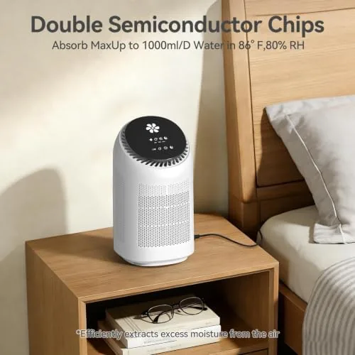 Close look at the Dehumidifier with Purification Function for Home, Small Dehumidifier for Bedroom build quality