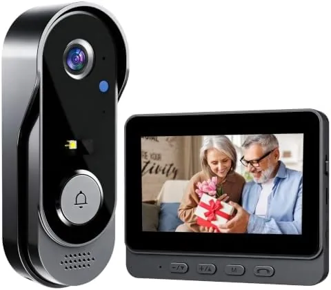 KEPEAK Doorbell Camera Wireless, Video Door Bell Battery with Monitor | No WiFi or Review: Tested and Rated