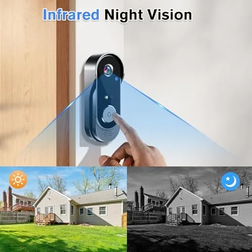 The KEPEAK Doorbell Camera Wireless, Video Door Bell Battery with Monitor compared in context