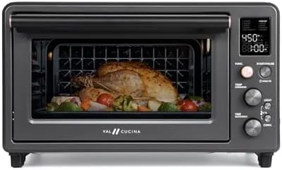 VAL CUCINA 26.3 QT Non-Toxic Enamel Interior Air Fryer Toaster Oven Combo, 10-in-1 Convection Review: Tested and Rated