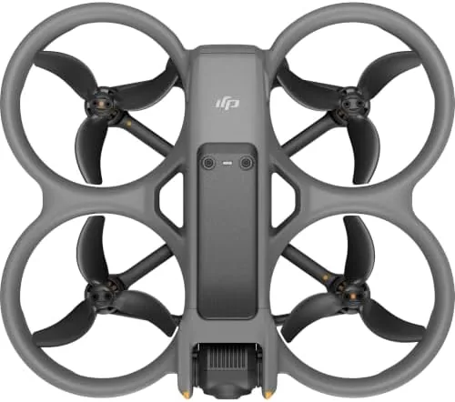 The Avata 2 kit next to a camera drone and a DIY FPV quad for comparison