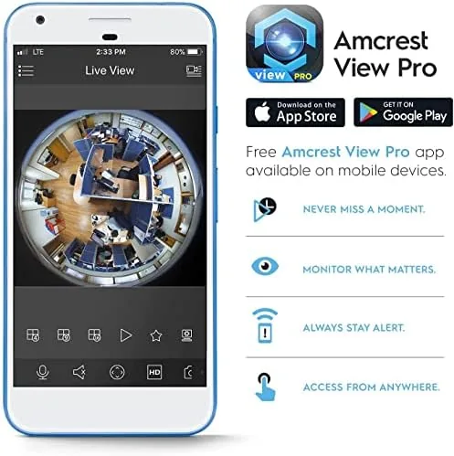 Testing the Amcrest Fisheye IP POE Camera, 360° Panoramic 5-Megapixel POE IP over two weeks