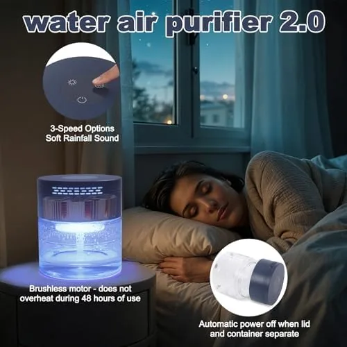 Close look at the Water Air Purifiers for Home, Water Based Air Purifiers, Quiet build quality