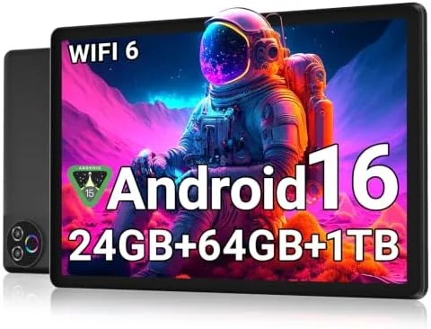 Overview of the Android 16 Tablet 10 Inch, 24GB RAM 64GB ROM 1TB,HD