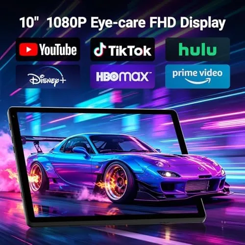 The Android 16 Tablet 10 Inch, 24GB RAM 64GB ROM 1TB,HD in real use