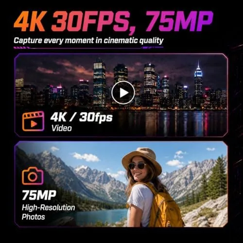 The 4K Vlogging Camera 330°Rotating Lens Digital Pocket Cameras for YouTube in real use