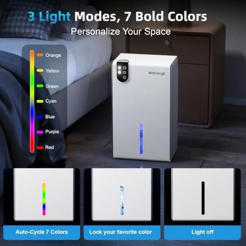 The 98 OZ Small Dehumidifier for Home 1000 Sq Ft, Quiet compared in context