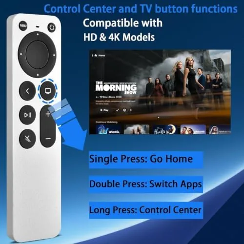The Replacement for Apple TV Remote,for Apple 4K/ Gen 1 2 in real use