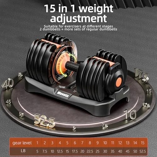 The Adjustable Dumbbells Set of 2,Free Weights Dumbbells Set | Adjustable in real use