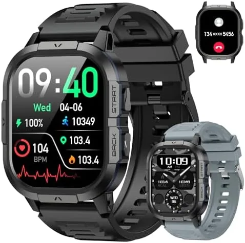 Smart Watch for Men Fitness Tracker: Military Make Answer Call Smart Watches for Men Review: Tested and Rated