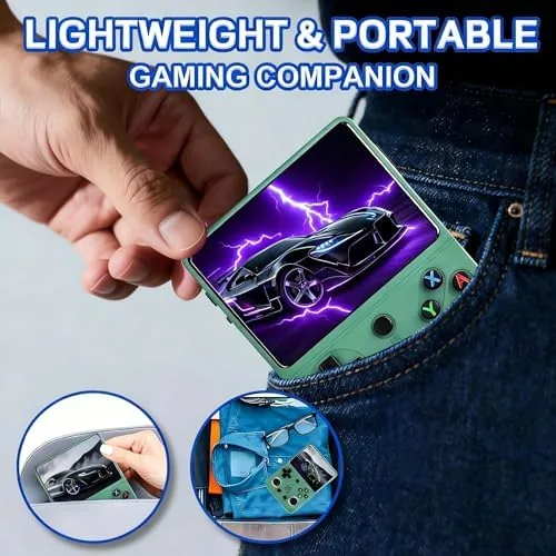 The RG36PRO being held in one hand during a commute