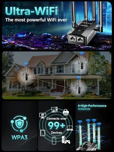 The 2026 New WiFi Extender Signal Booster for Home, 15715sq.ft Long compared in context