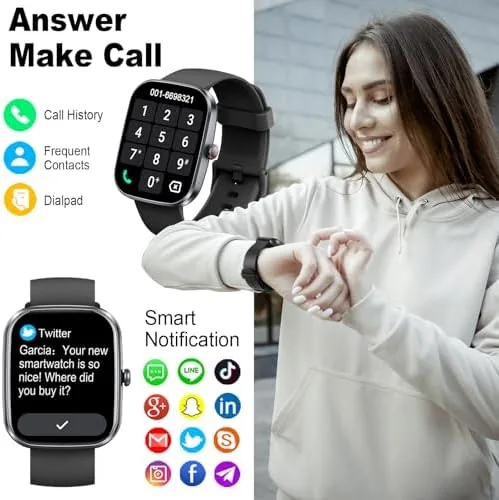 Close look at the Smart Watch for Men Women, 2026 New Smartwatch(Answer/Make Call) build quality