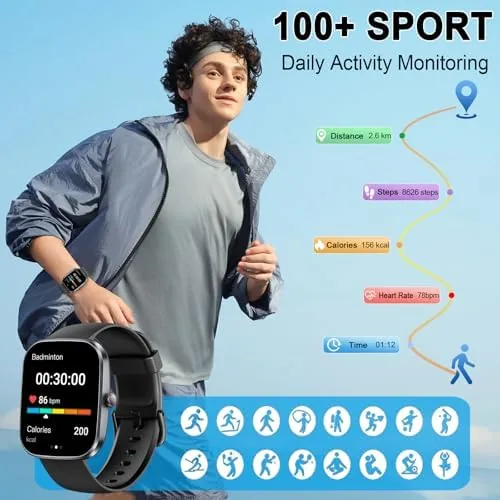 The Smart Watch for Men Women, 2026 New Smartwatch(Answer/Make Call) in real use