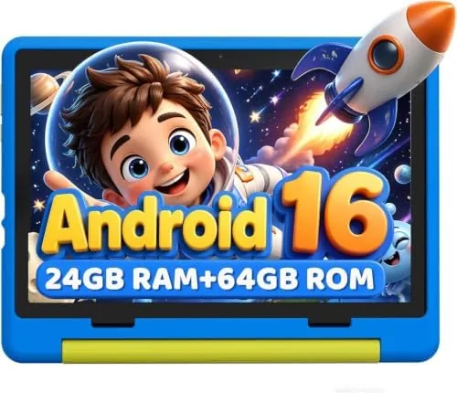 Kids Tablet,Android 16 Tablet for Kids 10 inch with Case,24GB RAM 64GB ROM | Review: Tested and Rated