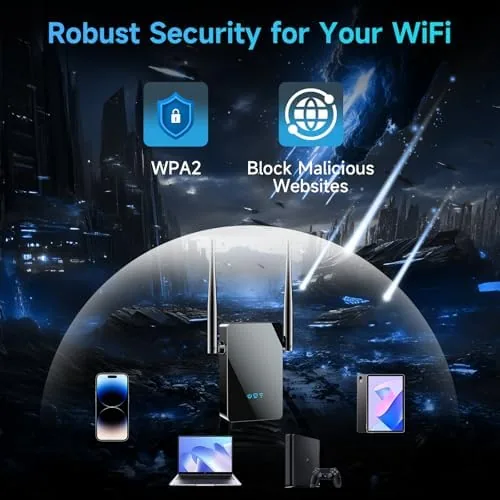 The signal booster in a large home with a game console connected by ethernet