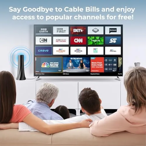 Detail shot of the 2026 Upgraded TV Antenna for Smart TV, Digital Antenna for features