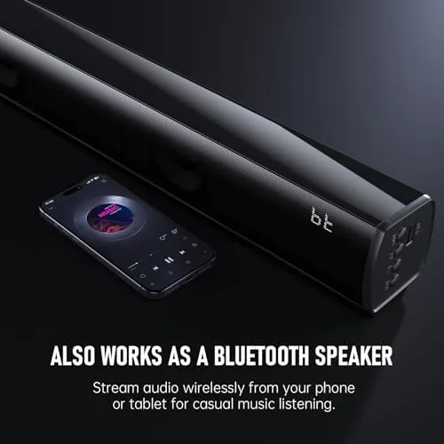 The Bluetooth sound bar compared with a bar and subwoofer combo