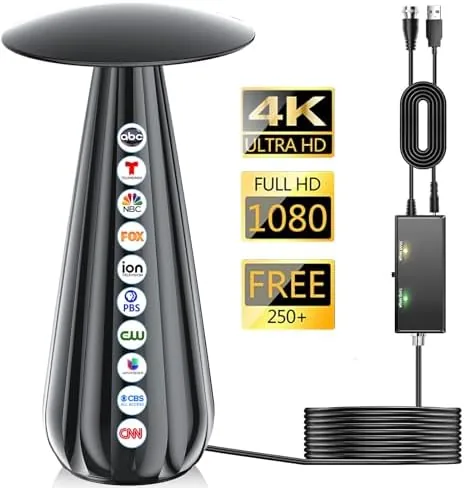 5000+ Miles Range TV Antenna Indoor, 2026 Digital Antenna for Smart TV, HDTV Antenna Review: Tested and Rated