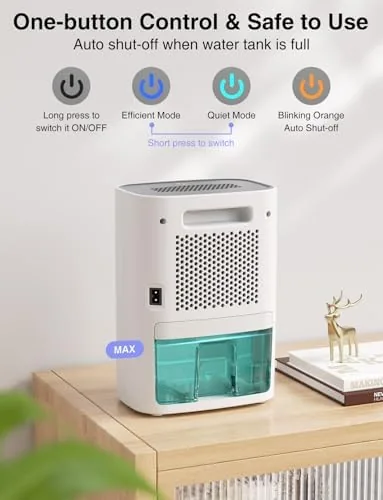 The Small Dehumidifier for Bedroom, Bathroom, Quiet Operation, Portable | 30 compared in context