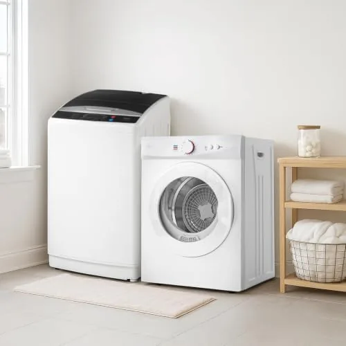Testing the 25LBS Full Automatic Washing Machine and 1.8CuFt Portable Clothes Dryer over two weeks