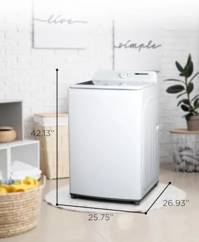 Close look at the 4.1 Cu. Ft. Top Load Washing Machine with Agitator, BTLW41MW build quality
