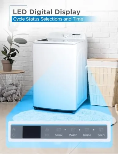 Testing the 4.1 Cu. Ft. Top Load Washing Machine with Agitator, BTLW41MW over two weeks
